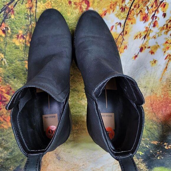 Dolce Vita | Tivon Black Ankle Boots Women's 9.5 - Picture 8 of 11
